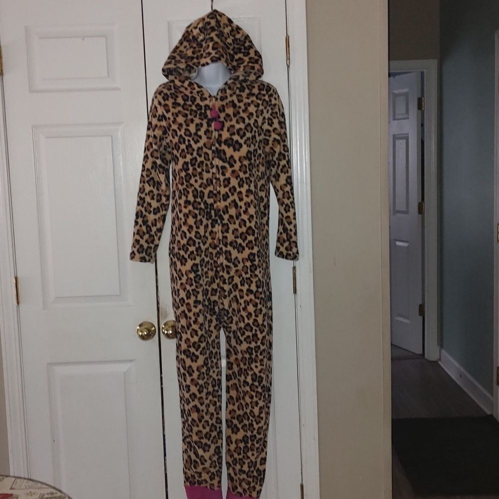 Pj Couture hoodie leopard onsie Sz S